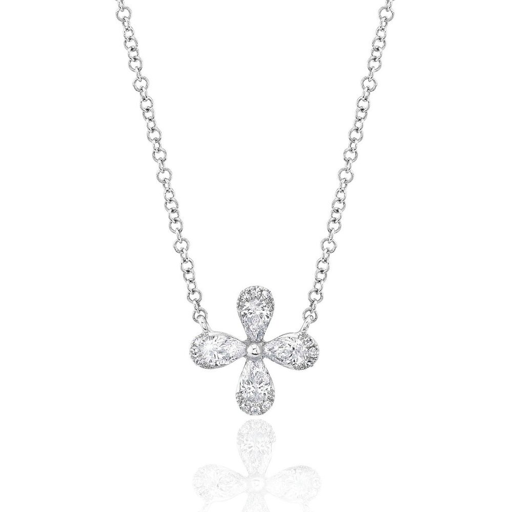 Shy Creation .37ctw Diamond Necklace